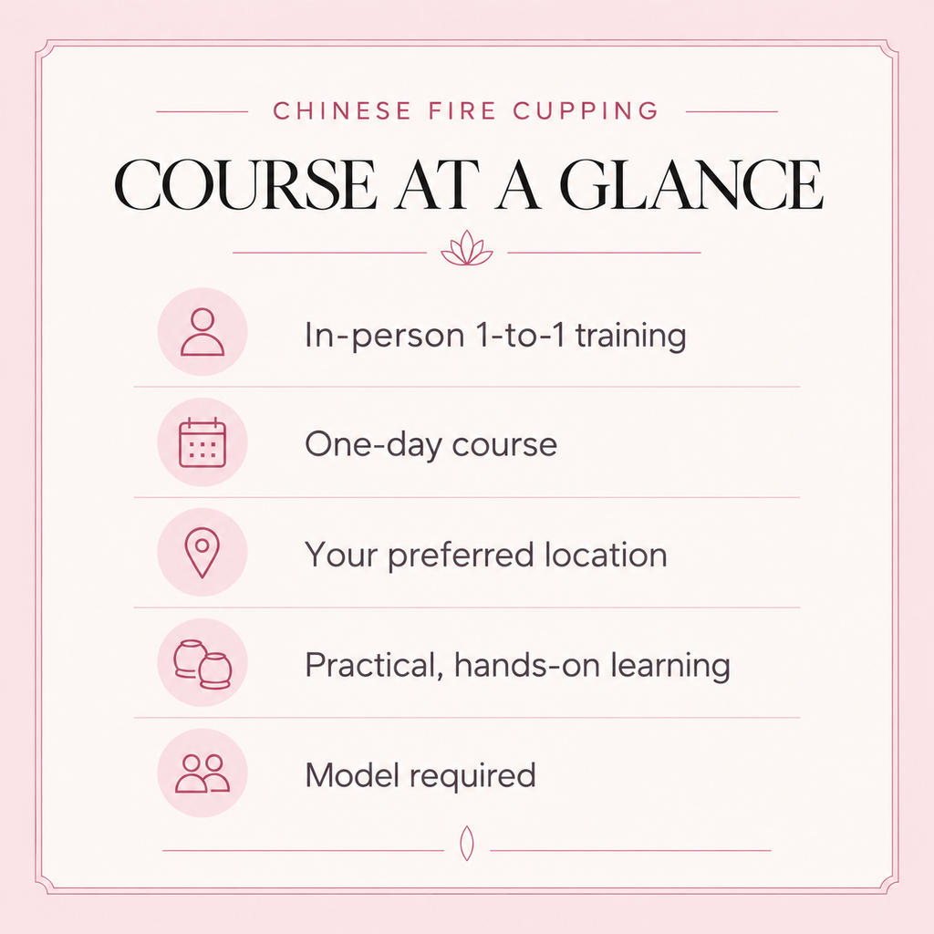 Chinese Fire Cupping Training Course