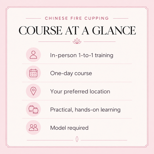 Chinese Fire Cupping Training Course