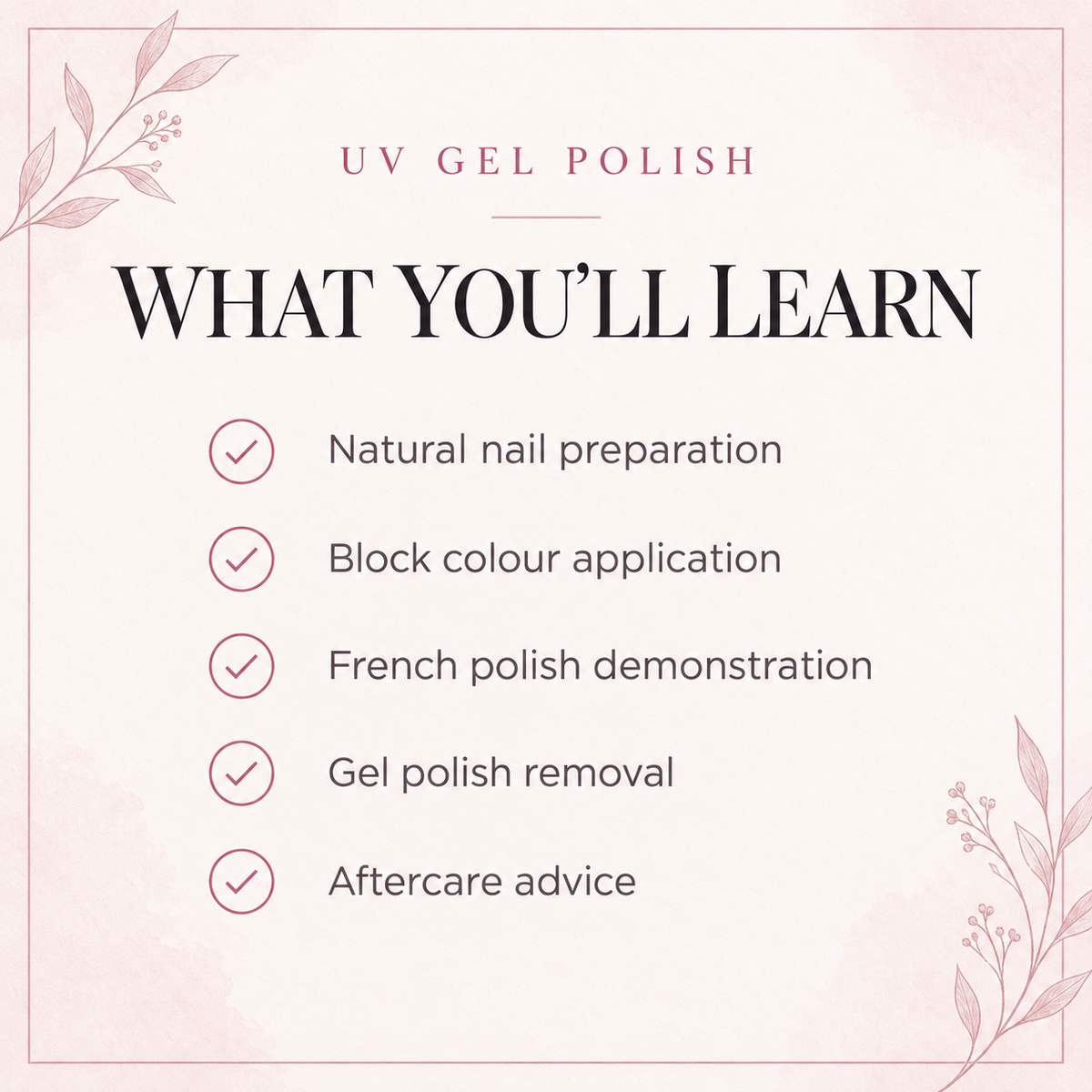 UV Gel Polish Training Course