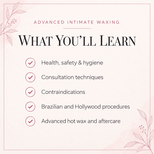 Advanced Intimate Waxing Training Course