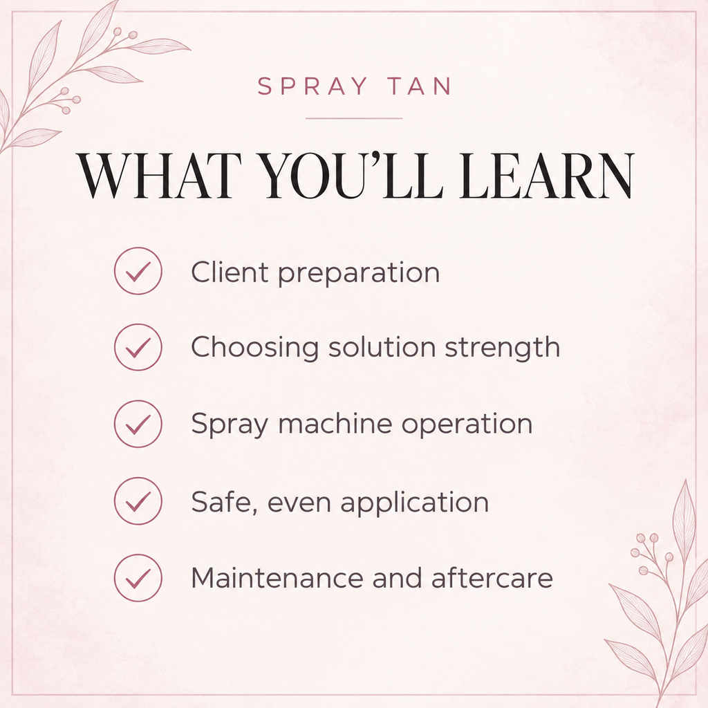 Spray Tan Training Course